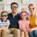 Funny Prop Glasses, Blinking Eye Glasses, Crazy Eyes Kinetic Winking Glasses, Novelty Funny Party Costume Props For Adults