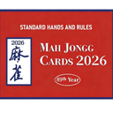 4Pcs Mahjong Card - 2026 Upgrade Large Print American Mahjong Cards Official Revision, Easy to Read Mahjong Card for Enthusiasts, Holiday Gatherings with Friends & Family