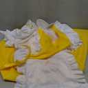 fun shack Womens Golden Hair Book Character Costume Halloween Teacher Womens Book Character Costumes for Adults Size M