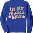In My Volleyball Era Beach Volleyball Team Player Coach Sweatshirt, Blue, Size: 2XL