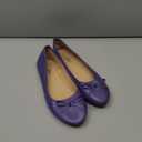 Shoes 18 Womens Ballerina Ballet Flats Shoe with Bow (8500 Purple)