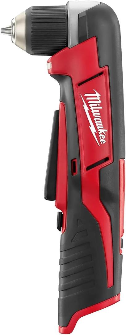 Milwaukee 2415-20 M12 12-Volt Lithium-Ion Cordless Right Angle Drill, 3/8 In, Bare Tool, Medium