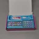 Yoloflix Hair Gem Stamper Kit,Bling Hair Jewels for Girls, Hair Styling Tool with Reusable Shining Diamonds, Christmas Birthday Arts & Crafts Gift for 5-12 Year Old Girl(Blue)