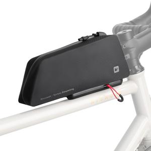 Rhinowalk Bike Top Tube Bag, Quick-Release System, Waterproof 600D TPU Cycling Frame Bag with Bolt-On Mount, Slim Aerodynamic Hard Shell Storage