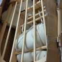 Storkcraft Premium Hoop Glider & Ottoman (Natural/Beige)  GREENGUARD Gold Certified Nursery Glider, Solid Wood Craftsmanship, Smooth-Gliding Nursery Chair and Ottoman, Award-Winning