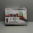 Hot Bee Train Set - Train Toys with Remote Control Trains for Boys with Smokes, Lights and Sound,Toy Train Set for Under Christmas Tree, Toddler Model Trains for 3 4 5 6 7 8+ Years Old Kids