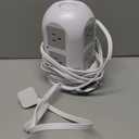 TESSAN Tower Surge Protector Power Strip 10 ft, Long Flat Extension Cord with Multiple Outlets, 8 AC Outlets with 4 USB Ports (1 USB C), Charging Station with Surge Protection, for Home Office Dorm (Grey)