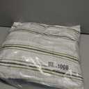 Americanflat 18x18 Throw Pillow with Sewn-in Insert - All-in-One Decorative Pillows - No Cover Needed - Soft and Durable Cushion for Bed or Sofa - Polyester - Green and White