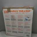Bright Starts JuneBerry Walk-A-Bout Baby Walker and Entertainer, with Easy Fold Frame for Storage, Ages 6 Months +
