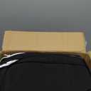 Chaise Lounge Cushions Outdoor, 72"x21"x3" Triple-Waterproof Outdoor Chair Cushion with Removable Cover, 4 Adjustable Ties Lounge Chair Cushions for Outdoor Furniture, Black