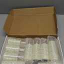 Raycare Flameless Candle with Remote Timer  9 Flickering Acrylic Battery Operated LED Pillar Candles with Embedded Star String for Valentine's Day, Home Decor, and as a Gift (Ivory)