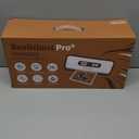 Vacuum Sealer Machine with AirLock ProSeal System, 10-in-1 Vacuum Sealer for Food, Dry & Moist Modes, Compact Design with Digital Timer, Built-in Cutter & Roll Storage, Silver-Grey