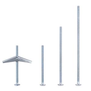 2 x HASWARE Toggle Bolt Zinc Plated Steel and Wing Nut for Hanging Heavy Items on Drywall 1/8 Multi (25 Pack)