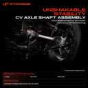 A-Premium Rear Driver or Passenger Side CV Axle Shaft Assembly for Dodge