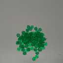 100 Pcs Acrylic Four Leaf Clover Ornaments Mini Green Clover St. Patrick's Day Resin Shamrock Tiny Lucky Clover for Crafts St. Patrick's Day Home Desktop Vase Filler Decorations