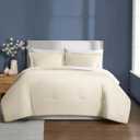 Brooklyn Loom Essential Cotton Natural King 3 Piece Comforter Set