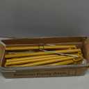 6 ft Arch Backdrop Stand, Wedding Arch Frame, Stable Metal Background Stand with Square Base Ground Nails, for Birthday Party Baby Shower Garland Decoration, Gold