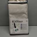 100% Blackout Shield Linen Blackout Curtains for Bedroom 96 Inches Long, Back Tab/Rod Pocket Living Room Drapes, Thermal Insulated Blackout Curtains 2 Panels Set, 50" W x 96" L,Cream