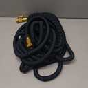 100 ft Garden Hose - 2026 New Upgraded Flexible Water Hose - Ultra Lightweight Kink-free Car Washing Pipe with 10 Function Sprayer and 3/4" Solid Brass Fittings - Durable, Leak proof Garden Hoses
