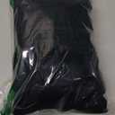 Men's Lightweight Cotton Sweatpants with Pockets Drawstring Joggers Workout Pants for Lounge,Gym,Running (Large, Black)