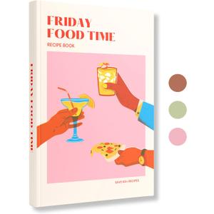 Lamare Blank Recipe Book to Write in Your Own Recipes  Cute DIY Cookbook & Recipe Journal  Perfect Blank Recipe Notebook for Family Keepsakes