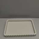 Concrete Decorative Tray for Coffee Table Decor, 14" Coffee Table Tray Ottoman Tray Table Centerpieces, Rectangular Modern Decorative Trays for Home Decor, Living Room, Entry, Gray (14" x 10" x 1.5")