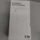 Automatic Touchless Soap Dispenser, 1200Mah Battery,Foaming,Rechargeable, Hands-Free, Waterproof,Kitchen,BathroomMounted, 400ml/13.85oz, 4 Levels