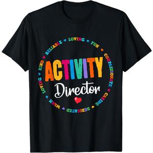 Awesome Activity Director Rock Activity Professionals Week T-shirt, Size L