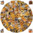 200 Pcs Halloween Stickers, Halloween Vinyl Stickers for Kids & Adults, Holiday Party Favors, Crafts & Gifts