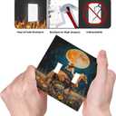 Decorative Art Light Switch Covers,2 Gang Toggle Rocker,Wall Plate,Switchplate Electrical Faceplate,Weastern Cowboy (Double Toggle/5x4.9 IN)