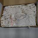 Stuffed Animal Net or Hammock XL for Flat Wall Mounted Handmade Macrame Toy Display Hanging Plush Toy Net for Stuff Animal Storage(Cream)