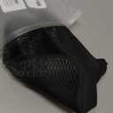 Shoe Covers Waterproof Reusable Foldable Not-Slip Rain Shoe Covers with Zipper,Shoe Protectors Overshoes Rain Galoshes for Kids Men and Women (S (Kids 3-5 Year), Black)