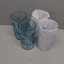 BELLAFORTE Shatterproof Plastic Tall Tumbler, Set of 4, 23oz - Unbreakable Drinking Glasses - Flower Beach Glasses Drinking for Gifting, Parties, Poolside, Home - Dishwasher Safe - BPA Free