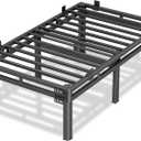 Twin XL Bed Frame, 18 inch Metal Bed Frame & Box Spring 2 in 1 Design