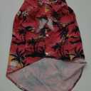 Dog Shirts Hawaii Dog Clothes for Small Medium Large Dogs Owner and Pet Shirts are Sold Separately (3XL-(45.1-65lb)-Chest~34.6" for Pets)