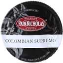PapaNicholas Coffee Single Serve Coffee Cups Fits Keurig K Cup Brewers, Colombian Supremo, 12 Count