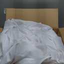 Fitable 8 Pack Round Tablecloths: Stain Resistant Wrinkle Free Circle Table Clothes, Washable Reusable Polyester Table Covers for Wedding Party Birthday Banquet Reception(White, 84 Inch)