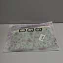 OQQ Women's 3 Piece Tank Tops Strappy Sleeveless Square Neck Stretch Tee Shirts Crop Camis (S)