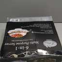 Acrylic Salad and Fruit Bowl Serving Platter with Dome and Ice Holder Set, Chip Resistant Large 12” Clear