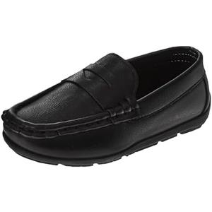 French Toast Boys Oxford Shoes Slip On Dress Shoes Moccasins Penny Loafers for Boys, Size 13 Little Kid 