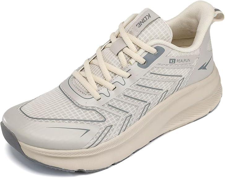 Men's Wide Toe Box Shoes Cushioned Road Running Shoes Non Slip Mens Walking Sneakers for Wide Feet Comfortable Athletic Gym Workout Shoes, 42