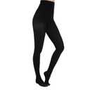 Pularlegs Women's Opaque Tights High Waist Black Womens Tights 2 Pcs S-M (Black, M)