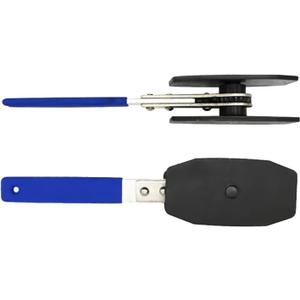Acouto Brake Caliper Press Tool,360 Degree Swing Ratchet Brake Piston Spreader Compressor Wrench for Fixed Floating Calipers (Small, Blue)