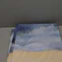 Wall Decor for Bedroom 3 Panel Sunrise Misty Forest Print Picture Paintings Wall Art for Living Room Bathroom Framed Canvas Artwork Modern Room Wall Decorations Size 16x24 x 3 Piece Ready to Hang (Blue)