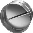 Draft Blocker - 10'' Inch Backdraft Damper Duct - Draft Stopper - Backflow Preventer - Inline Fan Vent - Vent Deflector (10'' Inch)