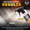 16oz All Purpose Car Cleaning Spray |Interior & Exterior Cleaning | Leather Plastic Upholstery & More | No Residue Finish | Car & Truck Detailing Cleaner