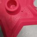 Kids Guitar and Microphone Set, Microphone with Stand and Color Light, Toy Guitar with Strap and Adjustable Volume, Toddler Musical Instrument for 5-9, Kids Karaoke Machine for Boy Girls (Pink)