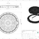 Vodaland Plastic Manhole Cover with Bolted Down Removable Lid Reinforced Steel for Durability