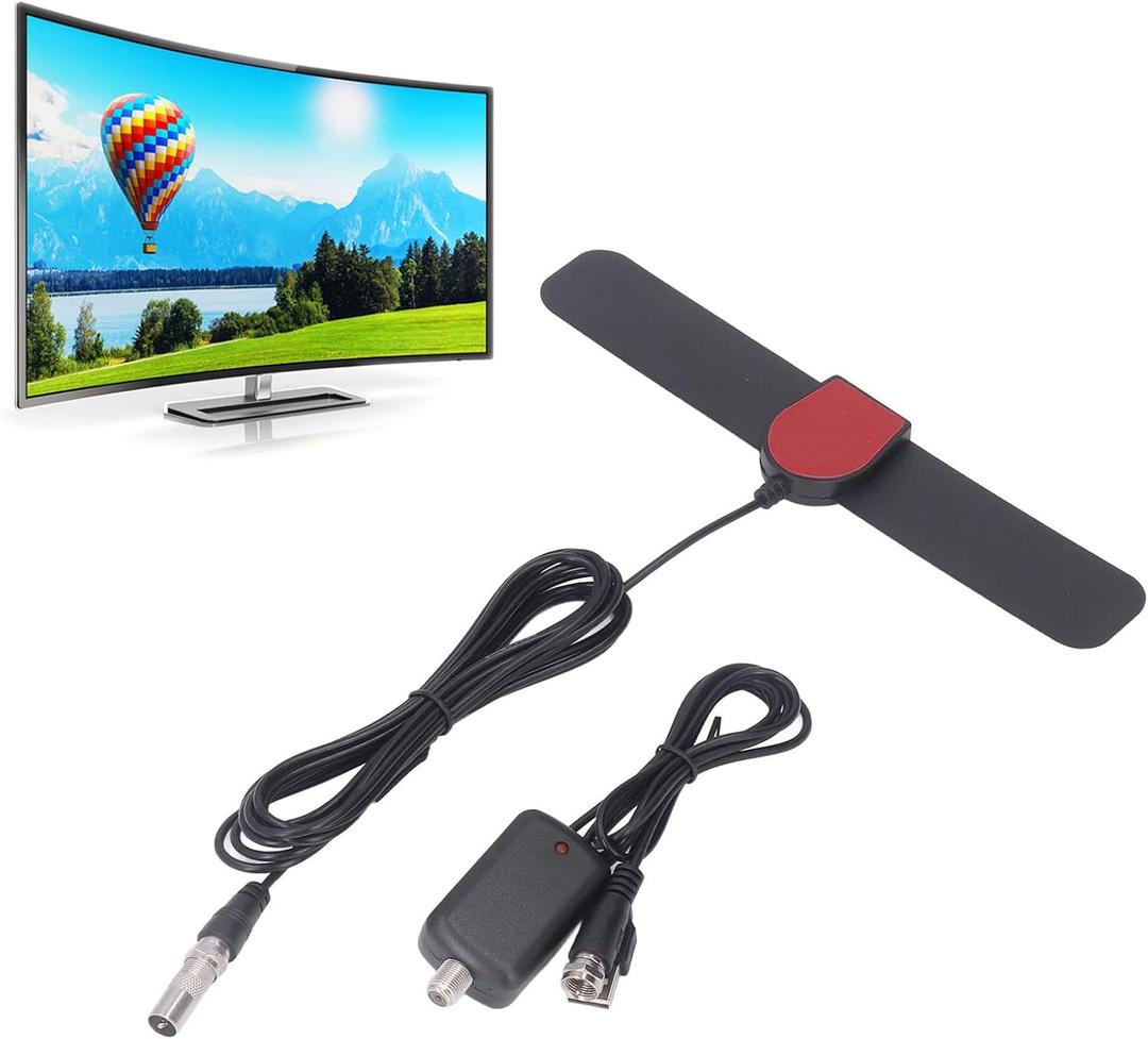 HDTV Antenna, Digital HDTV Antenna High Gain 25DB1 Digital Indoor TV Antennas for Signal Reception 980 Miles