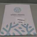 White Classic King Pillow Covers with Zipper 2 Pack - 20 x 36 Ultra-Soft, Cozy and Noiseless King Pillow Protector, 200 Thread Count, Fade-Resistant Pillow Shams